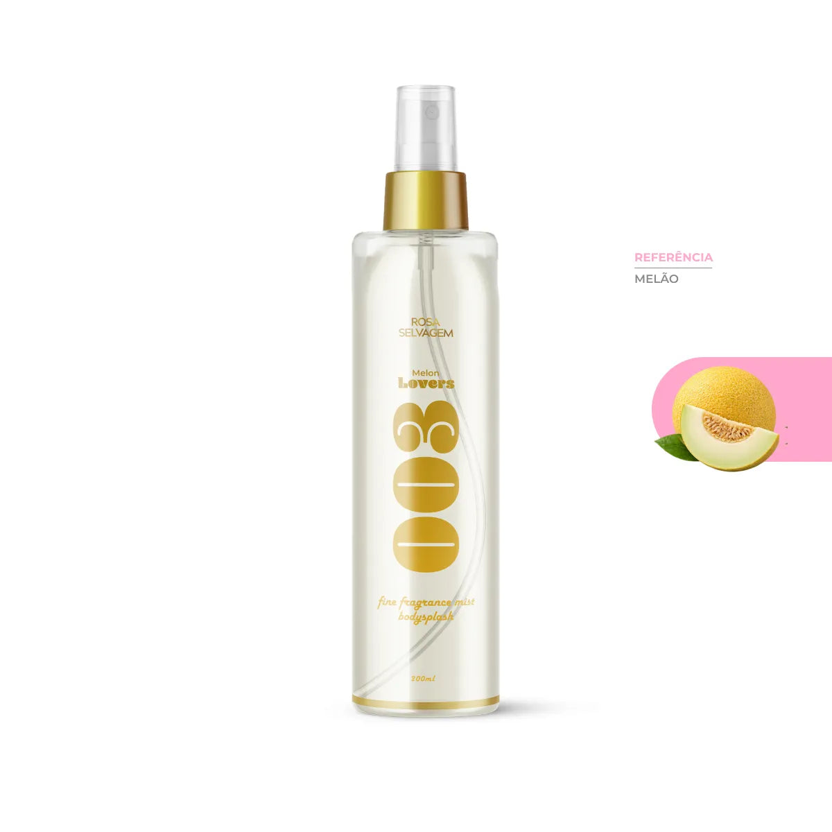 Body Splash Rosa Lovers - 003 Melão