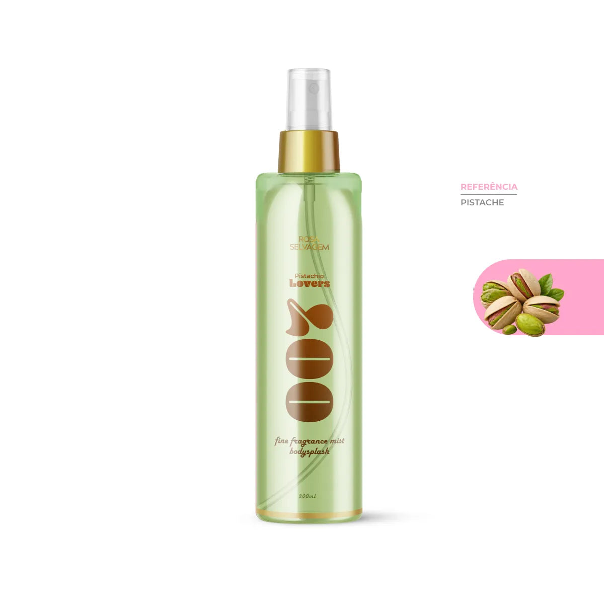 Body Splash Rosa Lovers - 007 Pistache