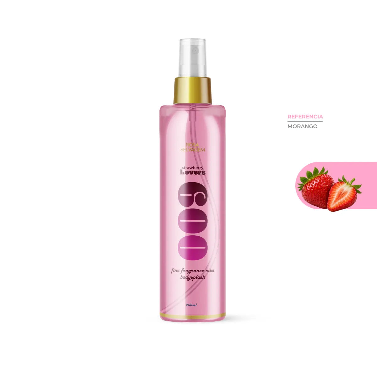 Body Splash Rosa Lovers - 009 Morango