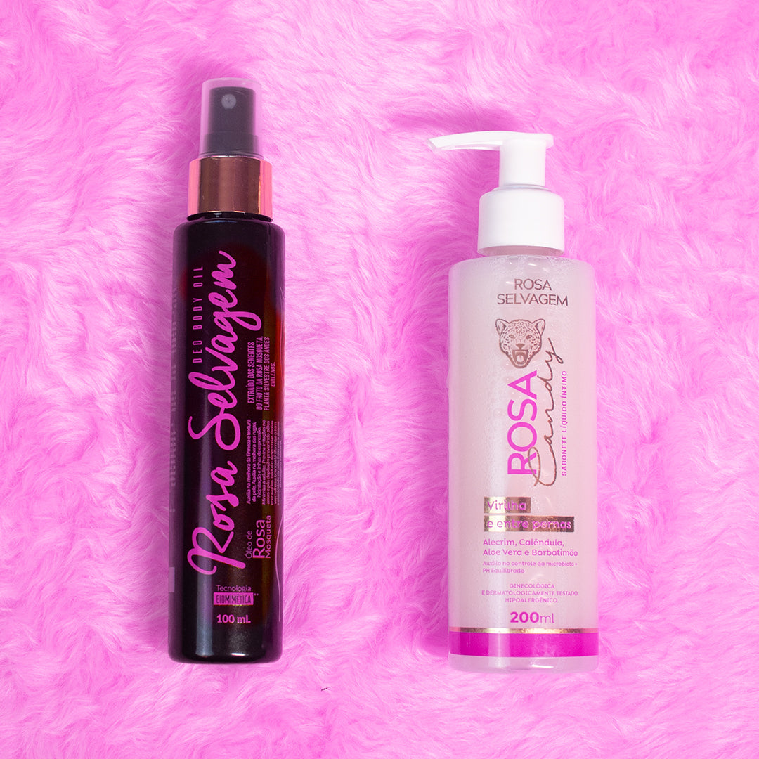 Sabonete Íntimo Rosa Candy + Óleo Clareador