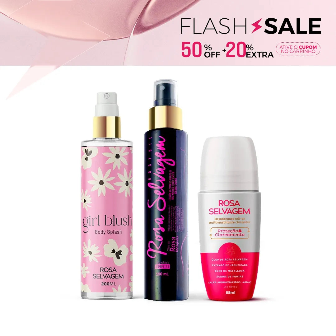 Summer Sale- Kit girl blush - óleo - desodorante