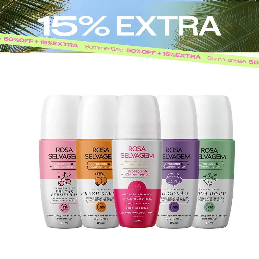 Summer Sale - Kit desodorante clareador completo