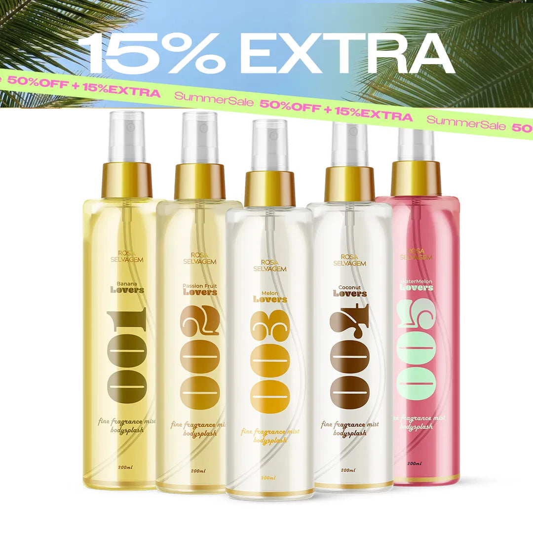 Summer Sale - Kit body splash rosa lovers - 001 a 005