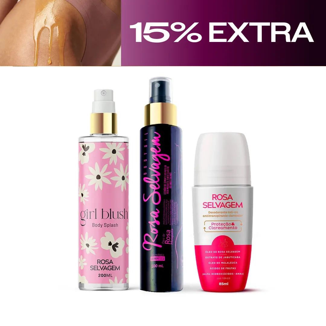 Summer Sale- Kit girl blush - óleo - desodorante