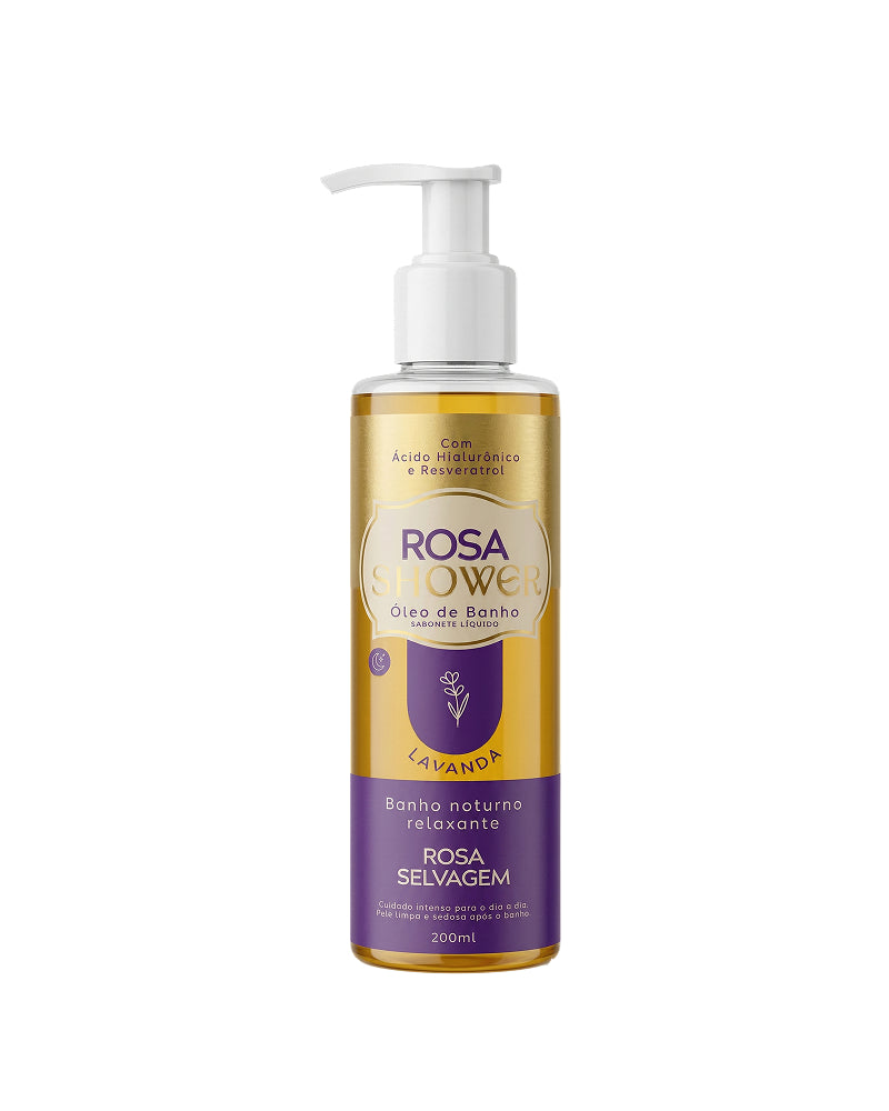 Rosa Shower Óleo de Banho Lavanda 200ML - 1 UNID.