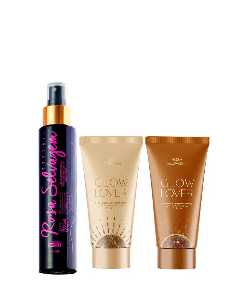 KIT Glow Total Rosa Selvagem
