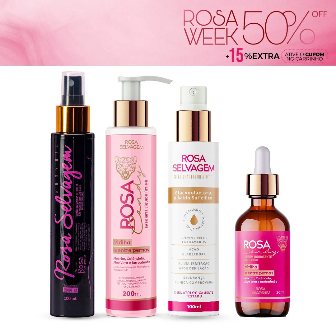 KIT Rosa Candy - Clareamento Intense - Rosa Week