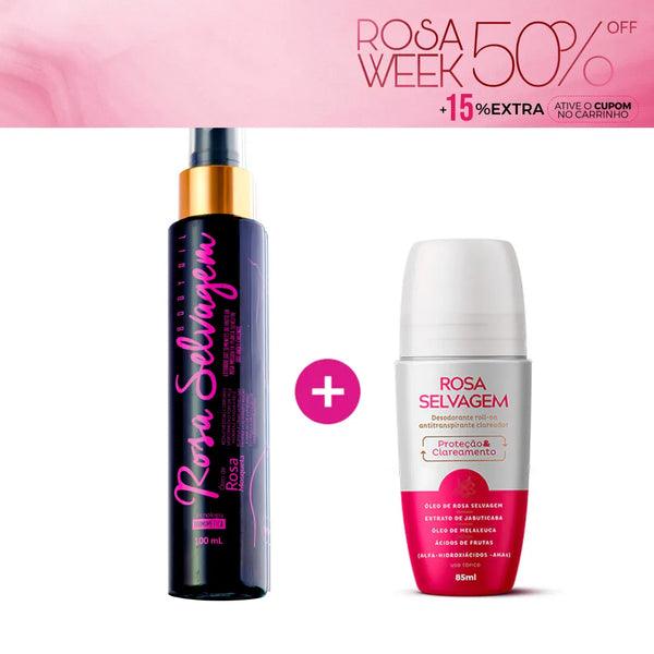 Clareamento axiliar completo - Rosa Week