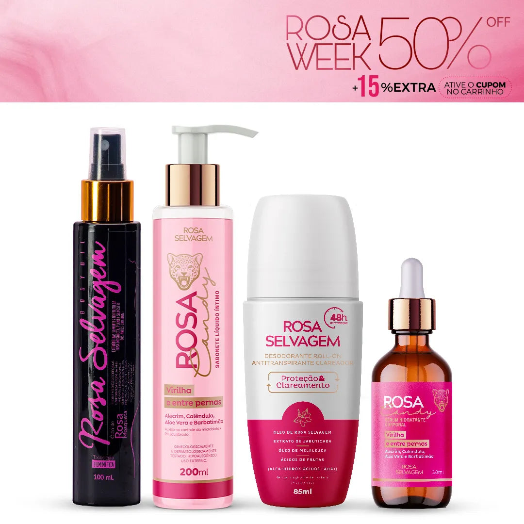 Kit clareamento completo - Rosa Week