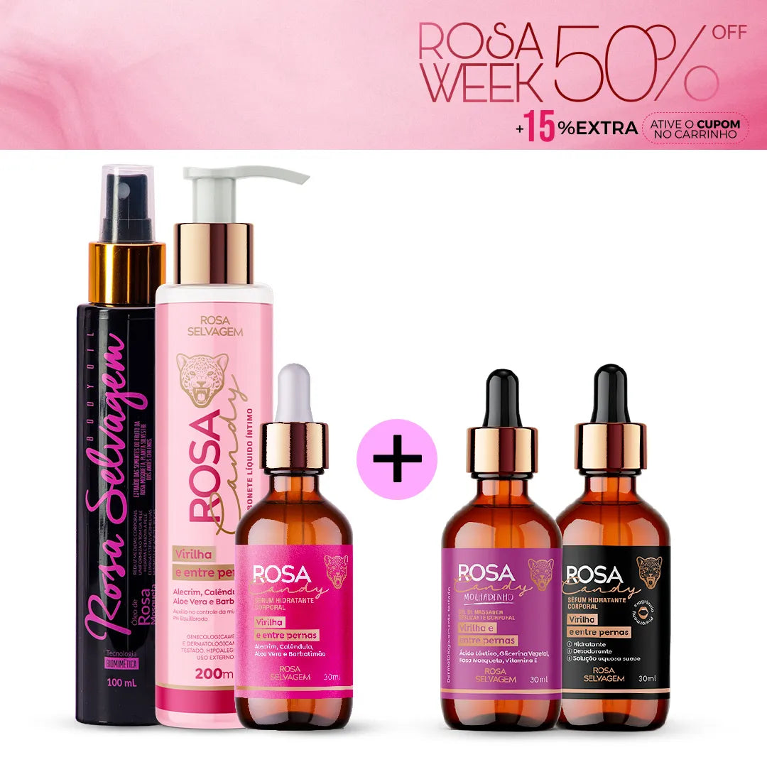 Kit clímax total - Rosa Week
