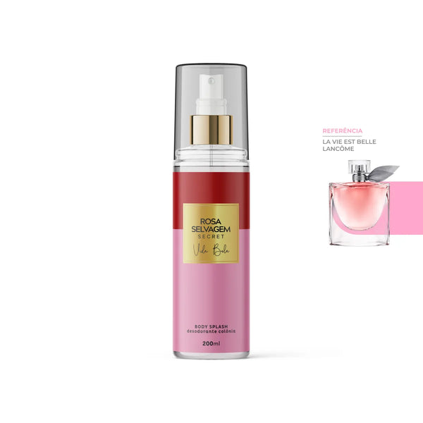 Body Splash Secrets - Vida Bela - Cheiro de Mulher Chique