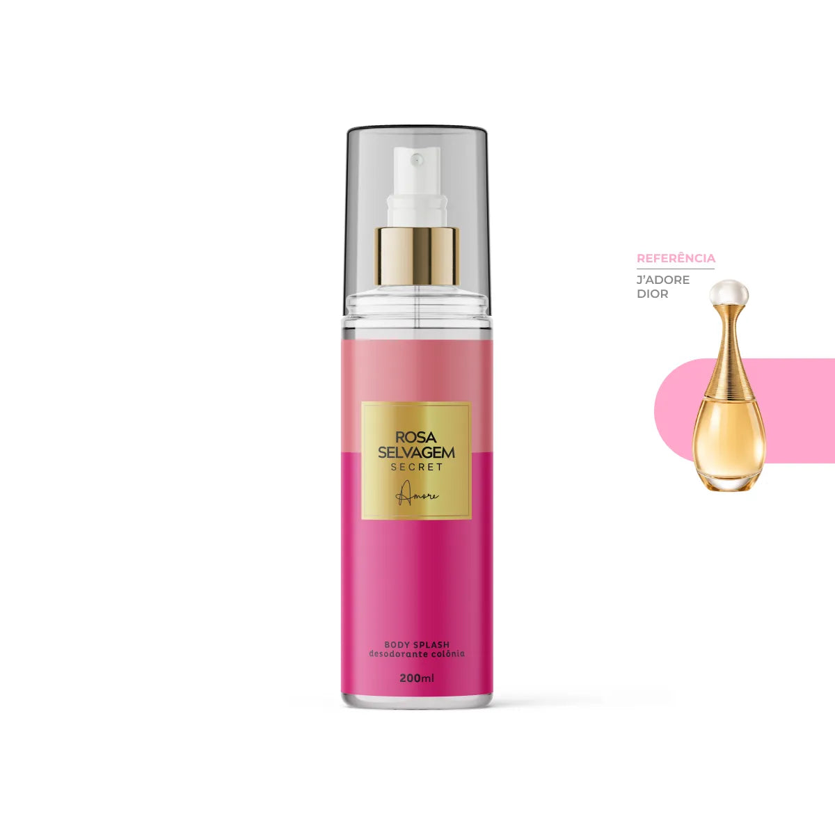Body Splash Secrets - Amore - Cheiro de Mulher Rica