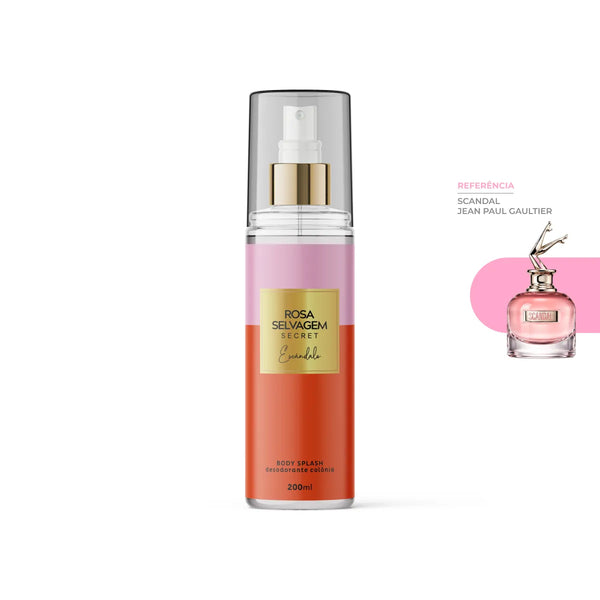 Body Splash Secrets - Escândalo - Cheiro de Mulher Sedutora
