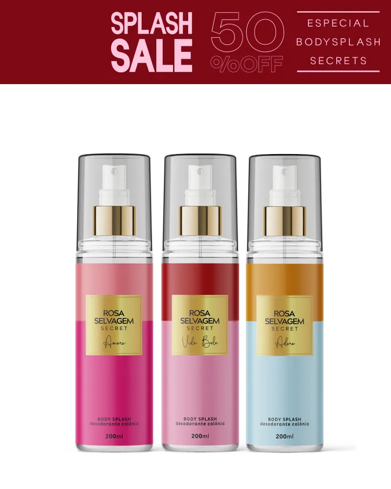 Body Splash Secrets - Adoro + Amore + Vida Bela