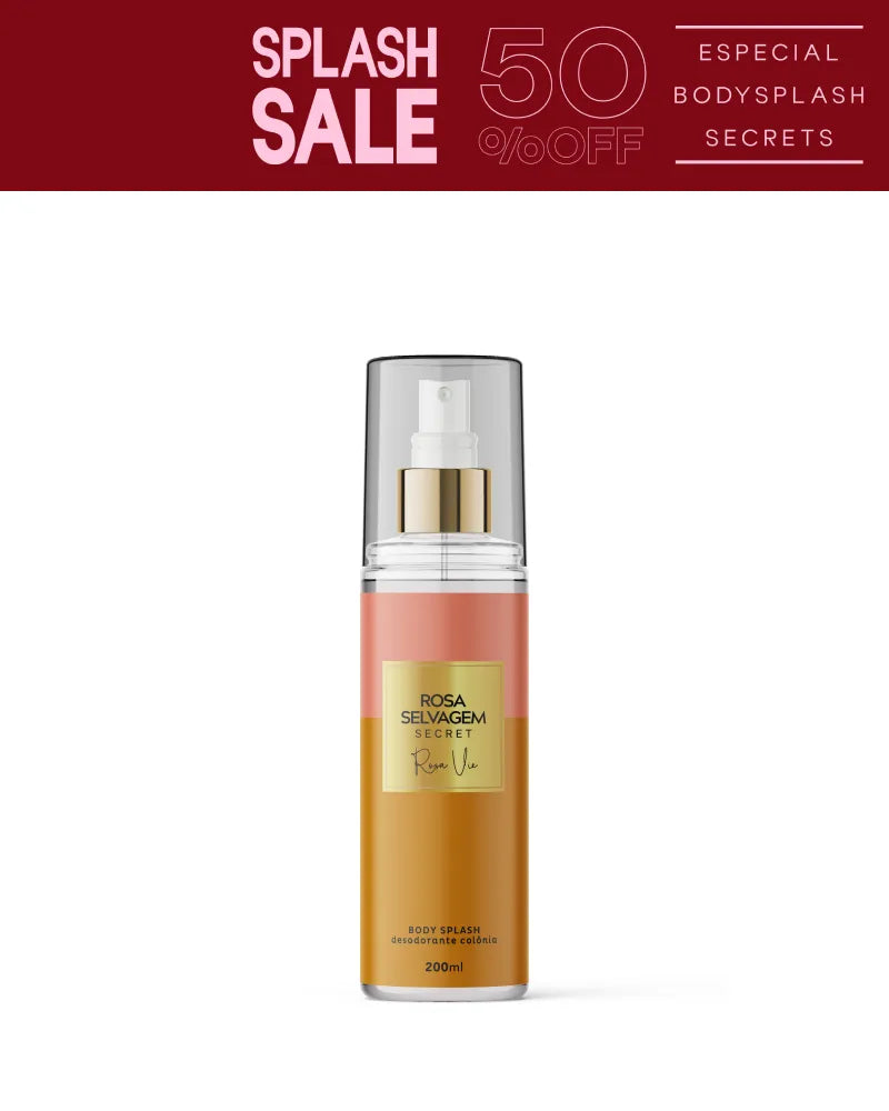 Body Splash Secrets - Rosa Vie - Cheiro de Mulher Sexy