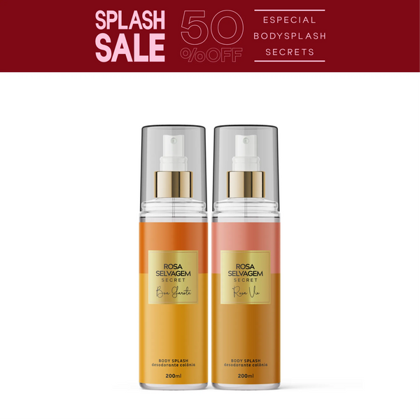 KIT Body Secret: Boa Garota + Rosa Vie - Cheiro de Mulher Elegante e Sexy