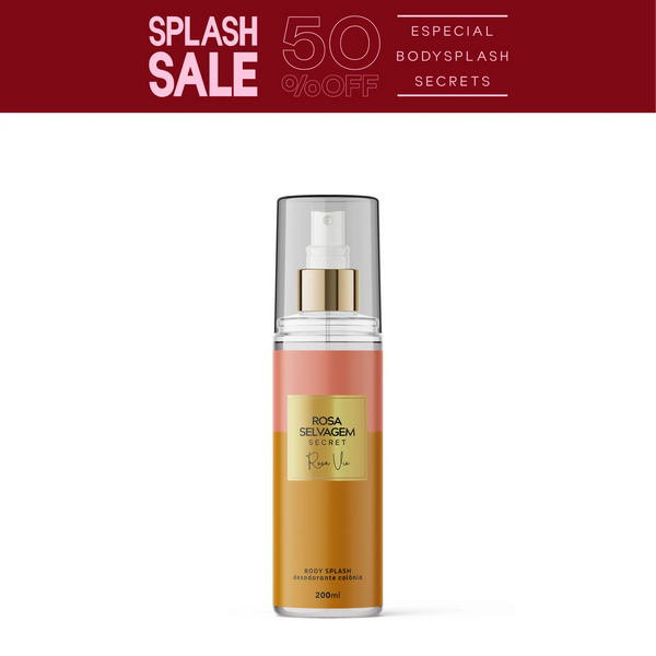 Body Splash Secrets - Rosa Vie - Cheiro de Mulher Sexy