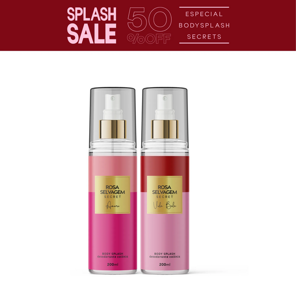 KIT Body Secret: Amore + Vida Bela - Cheiro de Mulher Rica e Chique