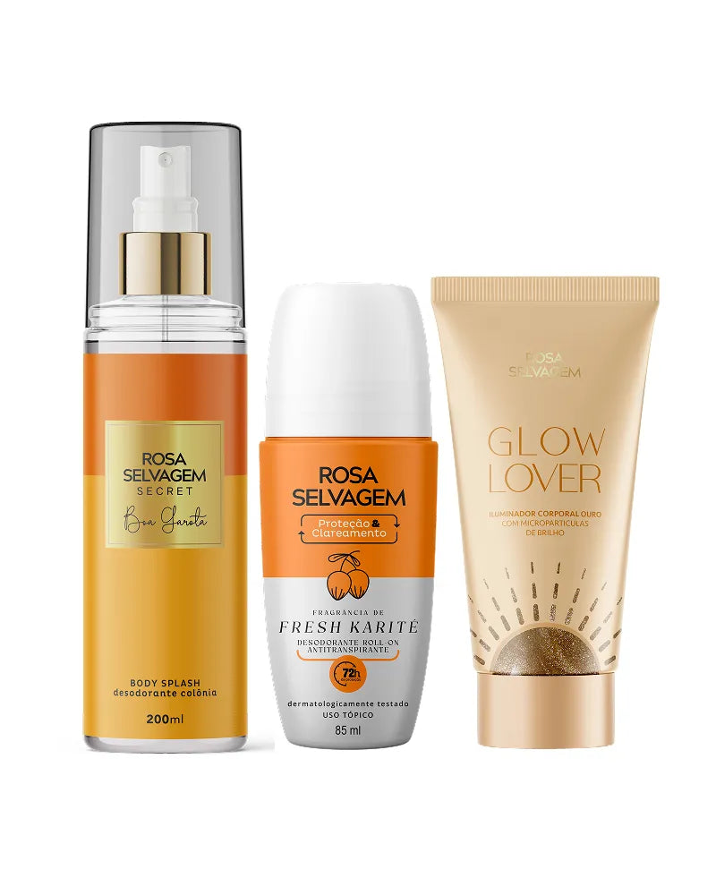 Kit Secrets - Boa Garota Ouro