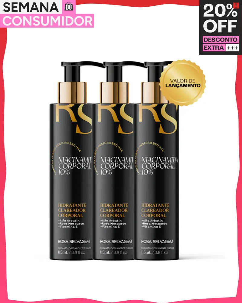 Creme Niacinamida 10% - 3 unids.