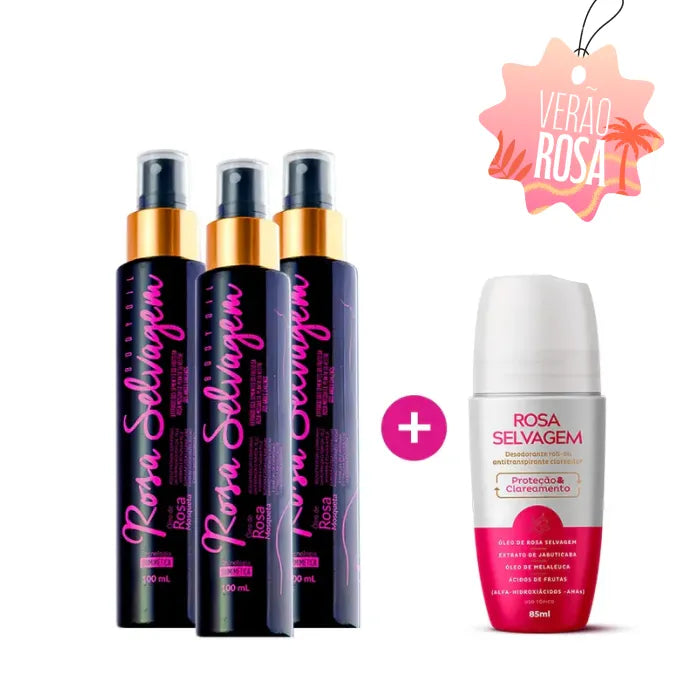 RELAMPAGO - 3 Óleos + Desodorante Clareador