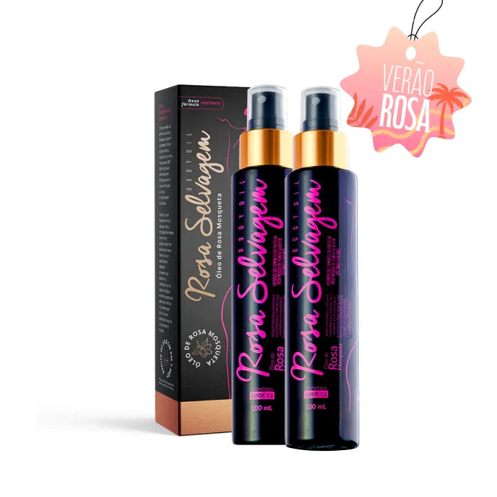 Rosa Selvagem - Óleo Clareador Corporal 2 unids.