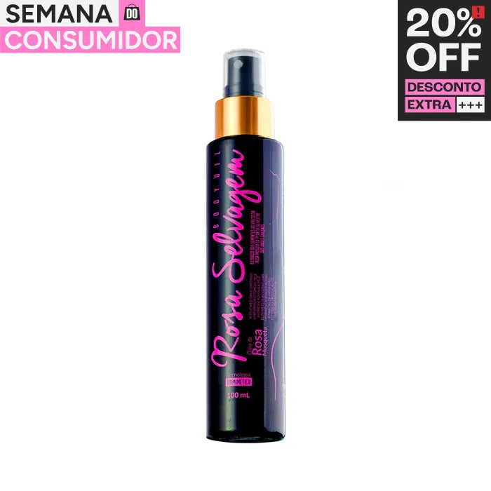 Rosa Selvagem - Óleo Clareador Corporal