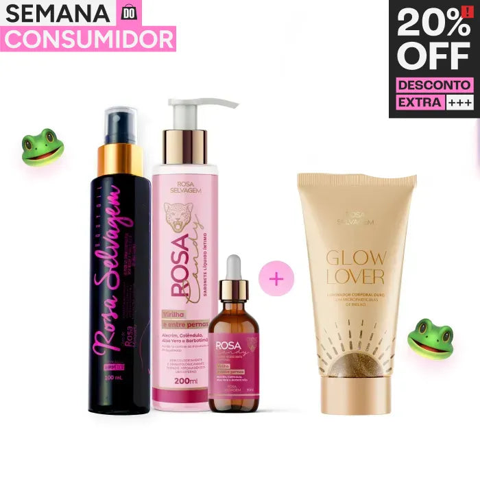 Kit verão - Clareador de ppk + Iluminador gold