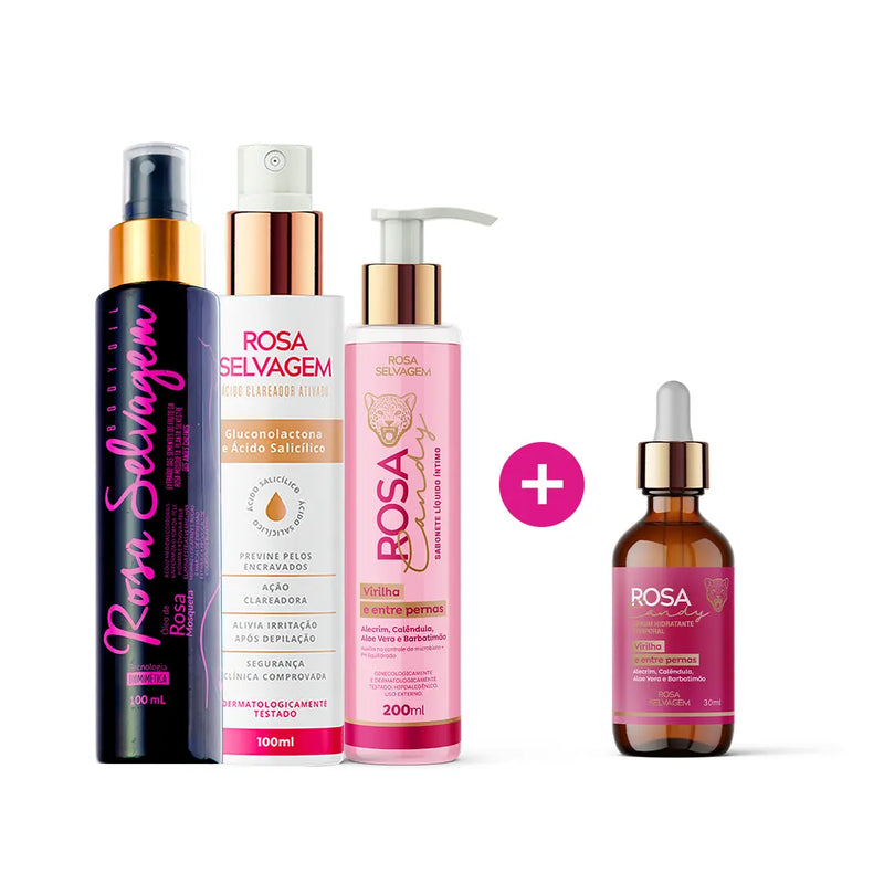 KIT ROSA CANDY - CLAREAMENTO INTENSE