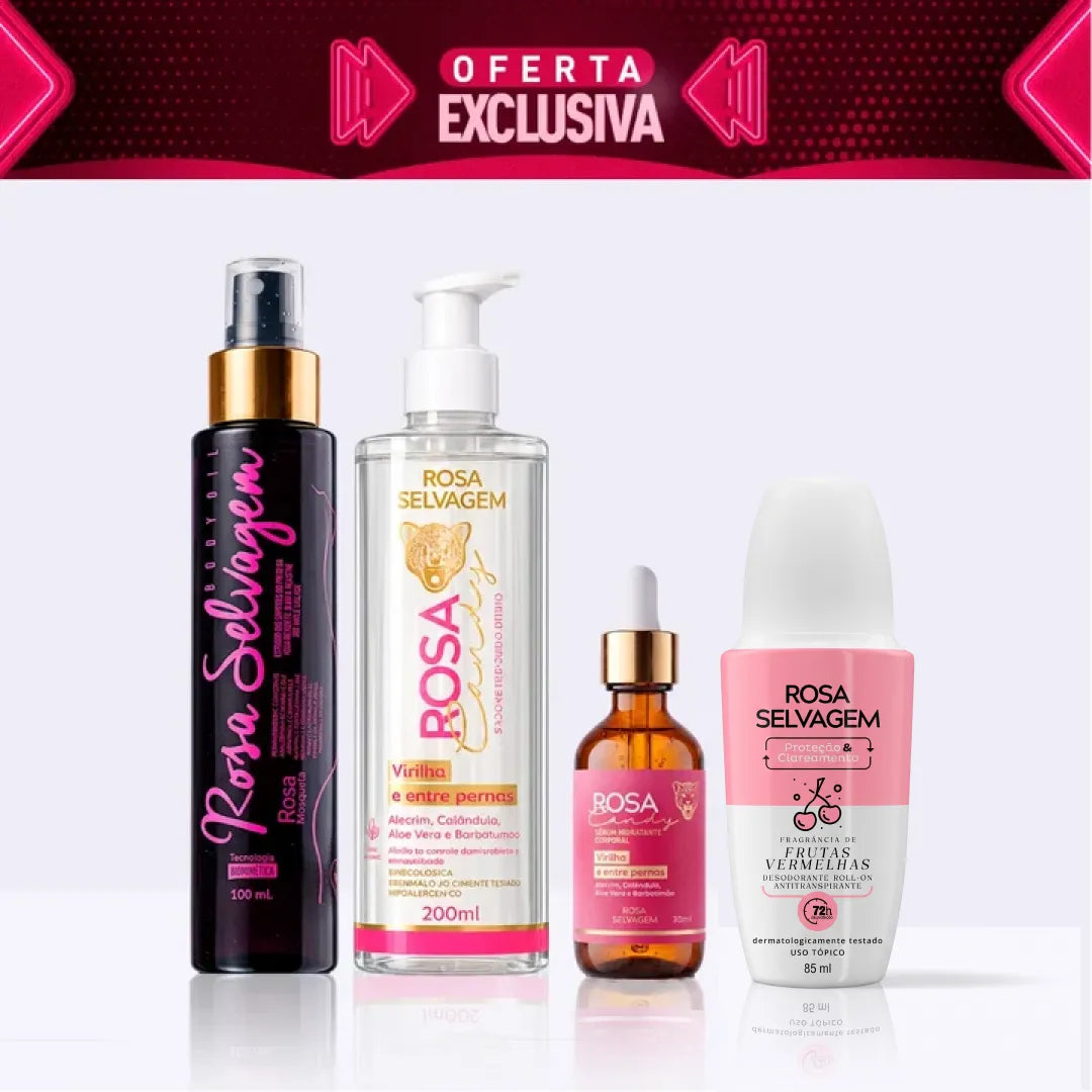 KIT Florzinha Rosa Candy - Nathália Valente - Oferta Exclusiva
