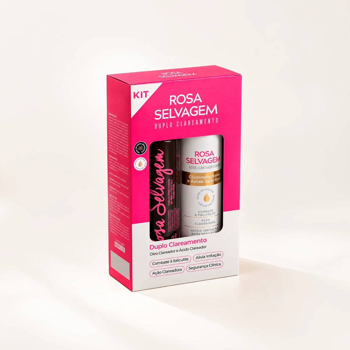 Kit Duplo Clareamento Rosa Selvagem
