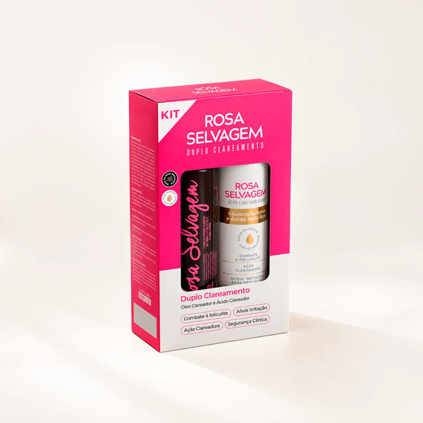 Kit Duplo Clareamento Rosa Selvagem