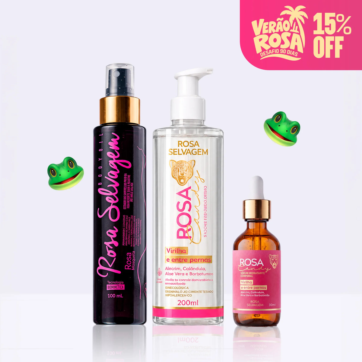 Kit Mirella - Clareador de  🐸 - Verão Rosa