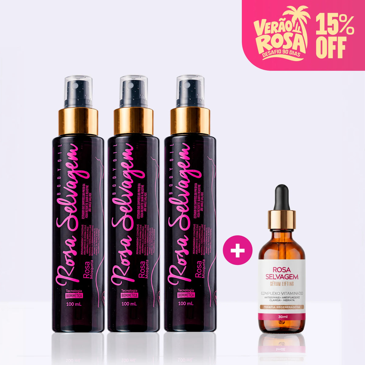 Mega Rosa Selvagem - Verão Rosa