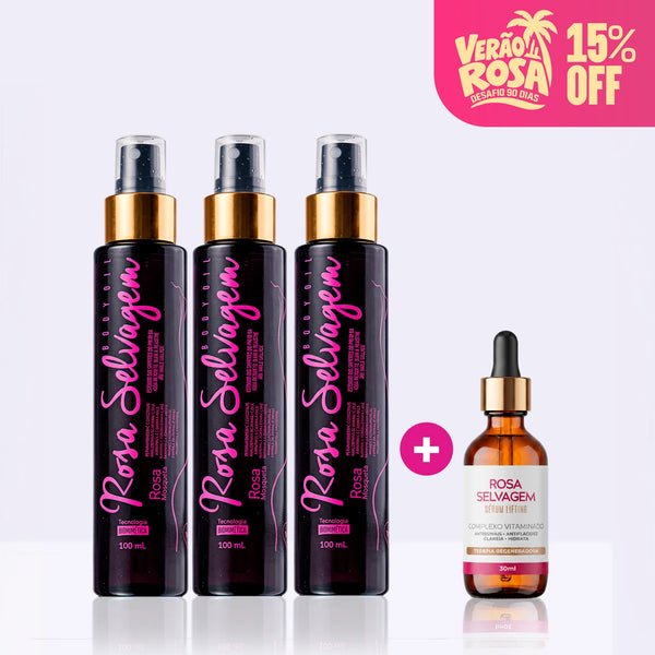 Mega Rosa Selvagem - Verão Rosa