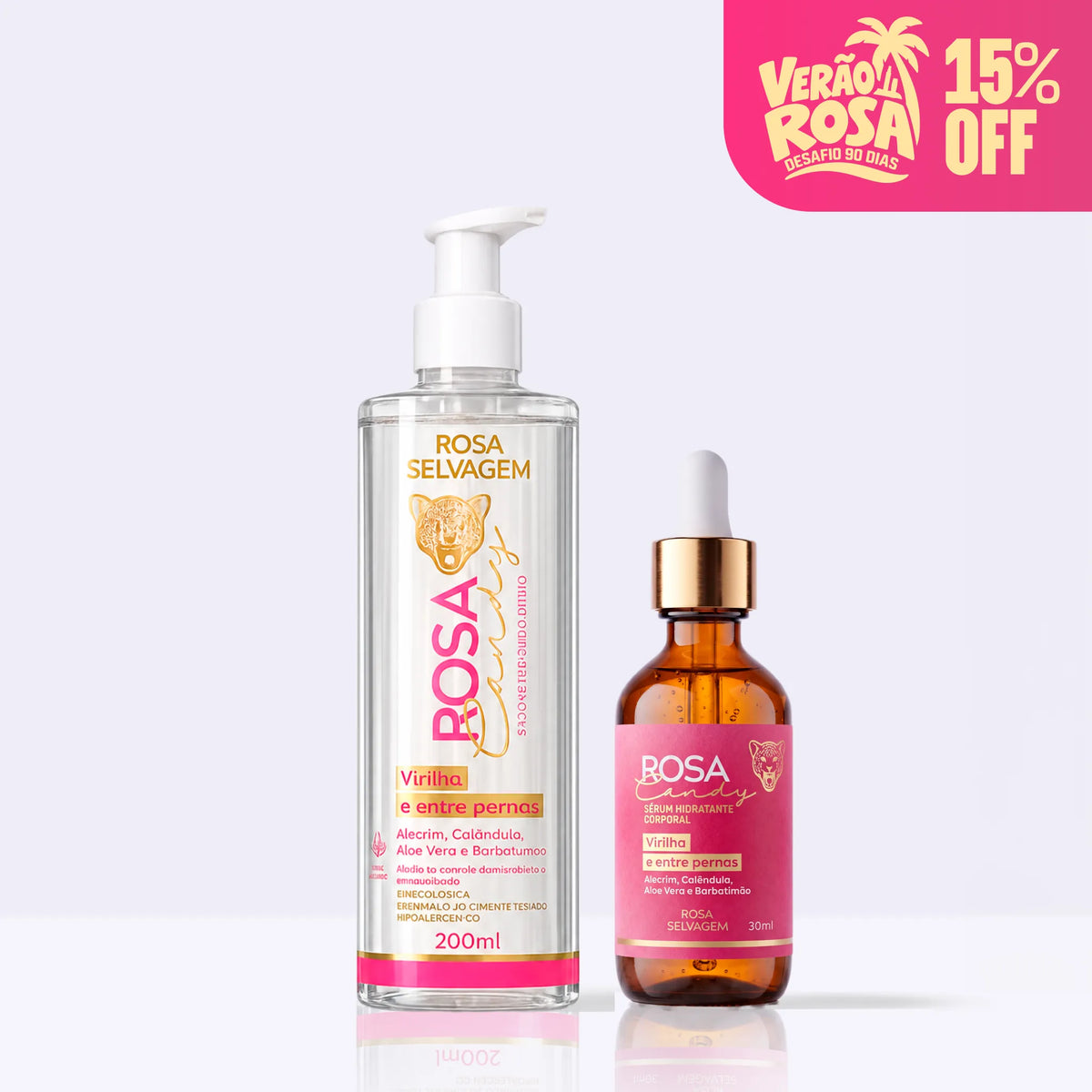 KIT Rosa Candy Clareador Intense - Verão Rosa